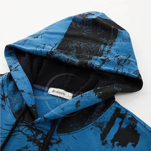 Sudaderas con capucha personalizadas de algodón para hombre Colección Tie Dye al mejor precio del fabricante Moda de moda para el invierno - Product Image 4