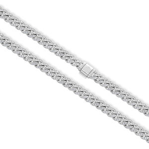 สร้อยคอเพชรโมอิสสีทอง10K มีสไตล์เครื่องประดับฮิปฮอปสำหรับทุกเพศ VVS2ทันสมัยชัดเจนขายส่ง - Product Image 4