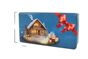 Superior Craftsmanship Rectangular Two-piece Tinplate Cans for Candy Cookie & <b>Chocolate</b> Snack Packaging - Product Image 6