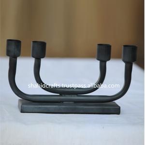 Porte-bougie en fer sans plomb, écologique et fait main, pour la décoration de la maison, Noël et Pâques, porte-bougie pilier - Product Image 4