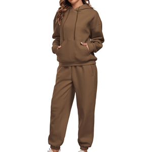 ชุดวอร์มมีฮู้ดแขนยาวสำหรับผู้หญิง กำลังเป็นที่นิยม รับสกรีนลายตามสั่ง ลายเรียบ สไตล์ลำลอง ใส่ได้สองด้าน เป็นมิตรกับสิ่งแวดล้อม เสื้อผ้าแนวสตรีท - Product Image 6