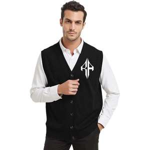 Suéter de hombre 100% poliéster suéter de punto transpirable patrón sólido ropa de invierno servicio OEM por ATLANTIC - Product Image 6