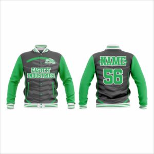 Chaqueta Varsity para Hombre, de Alta Gama, Personalizable, de Poliéster/Algodón, Resistente al Viento, con Cierre Frontal, Ecológica y Transpirable - Product Image 4
