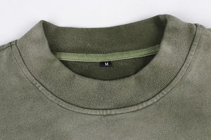 420 GSM เสื้อฮู้ดสำหรับผู้ชายผ้าเทอร์รี่พร้อมกรดซักหลากสีพิมพ์โลโก้สำหรับฤดูหนาว - Product Image 4