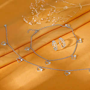 Kadambari en argent plaqué or vintage pour dames pour fiançailles de mariage avec perles diamants strass turquoise - Product Image 6