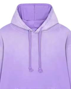 Sudadera con Capucha Morada Lavanda para Mujer, Sudadera Holgada de Felpa, Ropa Urbana Lisa, Fabricante Personalizado, Venta al por Mayor - Product Image 4