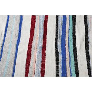 Turkish <b>Rug</b>, 2.9x10 ft <b>Runner</b> <b>Rug</b>, White Floral Wool Vintage <b>Rug</b> - Product Image 5