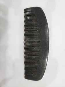 หวีผมทรงแตรรูปมงกุฎสำหรับผมไข่มุกน้ำจืดหวีเขาธรรมชาติทำด้วยมือขนาดมาตรฐาน - Product Image 4