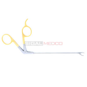 Fórceps para Retriever de sutura, mango dorado, artroscopia de acero inoxidable, instrumentos médicos, pinzas reutilizables duraderas - Product Image 4