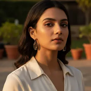 Pendientes de Plata 925 con Cuarzo Ahumado para Mujer, Elegantes y Modernos, Regalo Ideal - Product Image 2