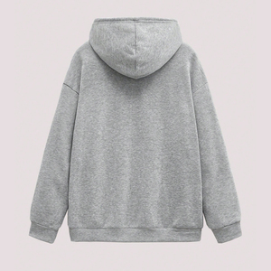 Sweat-shirt à capuche vintage brodé en coton 100% imprimé numérique en gros 2025 - Pull décontracté unisexe pour le printemps - Product Image 2