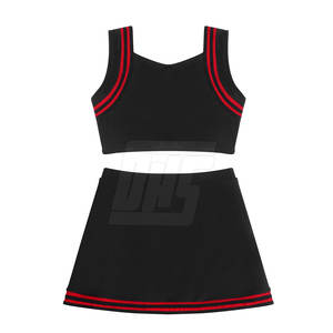 Uniforme de pom-pom girl avec des couleurs vives et un tissu durable pour les activités de cheerleading scolaire Uniforme de pom-pom girl - Product Image 2