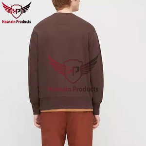 Venta al por mayor de los hombres 100% algodón gimnasio pulóver sudadera Casual atletas cuello redondo capucha invierno Fitness Wear con patrón impreso - Product Image 4