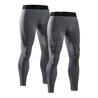 Leggings para Hombre de Fabricación Profesional, Cintura Elástica de Alta Calidad, Transpirables, Spandex/Poliéster, Servicio de Personalización Completo