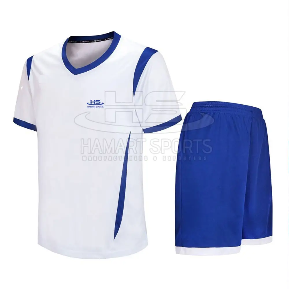 ชุดเสื้อฟุตบอลผ้าโพลีเอสเตอร์พิมพ์ลายชื่อทีมชุดฟุตบอล