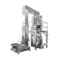 Haute vitesse automatique 120 Bpm 150 Bpm par minute Joint de remplissage de forme verticale Noix sèches Vffs Granule Snack Haricot Maïs Machine d'emballage