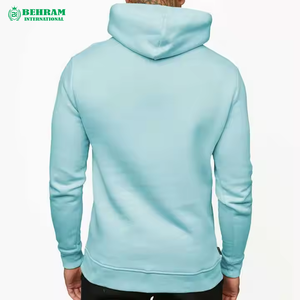 Sudadera con capucha de gran tamaño personalizada OEM para hombre, jersey con capucha de lana de algodón pesado, logotipo personalizado de peso pesado 330 GSM - Product Image 2