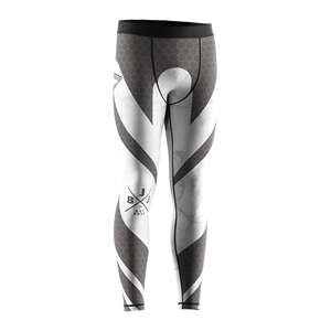 Leggings BJJ unisexe 27 pouces, pantalon de yoga ultra-doux, collants de sport et de course, logo frontal personnalisable, respirant, durable, séchage rapide, 220g - Product Image 2