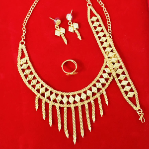 2024 Best Buy Ready Ship 24K Chapado en oro Estilo vintage Joyería de moda Fabricante indio Inspirado Comoras Mayotte-Regalo de cobre - Product Image 1