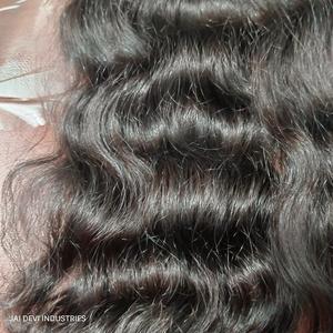 Extensiones de Cabello Humano Virgen Natural de Alta Calidad, Ondulado, de Templo Indio, de un Solo Donante, Doblemente Tramado - Product Image 1