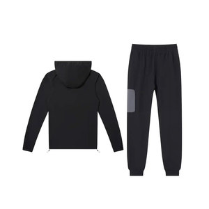 Ensemble de vêtements de sport et de sweat-shirt pour femmes, nouvelle mode, uni, écologique, en tricot de polyester avec une légère élasticité - Product Image 4