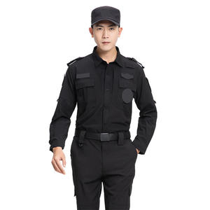 Uniforme de Guardia de Seguridad Primavera 2025, Precio al por Mayor OEM, Mangas Largas, Secado Rápido, Alta Elasticidad, Guardia Nacional Unisex, Poliéster - Product Image 5