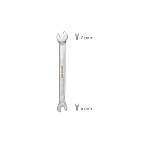 Chiave Fissa Plus 6x7 in Acciaio Cromo Vanadio DIN 3110 - Product Image 2
