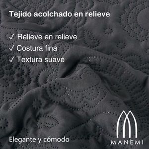 Cubrecama de Verano MANEMI con 1 o 2 Fundas de Almohada, Varios Tamaños - Product Image 3