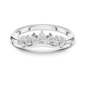 Bague de fiançailles en diamant de laboratoire 0,255 CT pour femmes, clarté VVS-VS EF, or 18 carats, 14 carats, 10 carats et argent 925, rose, jaune, blanc - Product Image 2