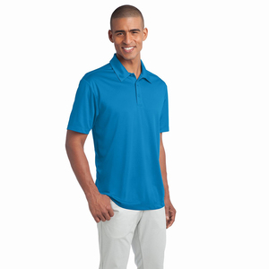 Polo de Color azul de alta calidad para hombre, jersey de manga corta con cuello vuelto, ropa de calle, polos para hombre adulto - Product Image 4