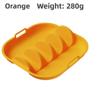 Porte-taco réutilisable avec séparateurs pour coques de taco souples et dures Porte-assiette en silicone pour taco - Product Image 5
