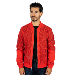 Men's Winter Bomber <b>Jacket</b> 100% Polyester Waterproof Windproof Breathable Zipper Front Plain Dyed High Street Style - Product Image 1
