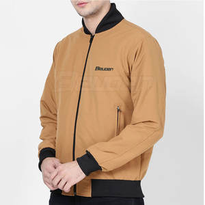 Chaqueta Bomber de Satén para Hombre al Mejor Precio, Cómoda, Elegante, con Cuello Alto, Resistente al Viento, Transpirable, Ajustable, para Invierno - Product Image 6