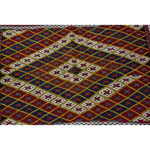 พรมยางลายหญ้าทะเลสไตล์ตุรกีโบราณขนาด2.4x3ฟุตขนสัตว์ลาเท็กซ์สำหรับบริเวณกว้างห้องนั่งเล่นห้องโถง - Product Image 5