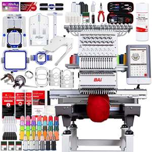 Offre Limitée Usine : Machine à Broderie MIRROR 15 Aiguilles avec Kit Deluxe Mighty Hoop pour Vannes à Aiguilles - Product Image 1