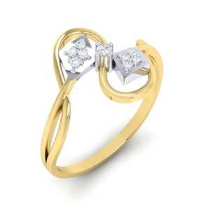 Anillo de Diamante Real Certificado en Oro de 14K, Corte Pera, Estilo Romántico, Baño de Rodio, Certificado IGI, 0.07ct, Calidad IJ-SI - Product Image 5