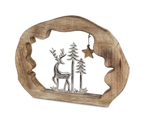 ชั้นวางของและของตกแต่งโต๊ะทำจากโลหะและไม้ทรงกลมสำหรับนั่งเป็นวงกลมทำจากไม้ดีไซน์ทันสมัยราคาโรงงานจำนวนมาก - Product Image 6