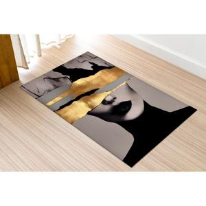 Alfombras Abstractas con Diseño de Mujer, Alfombras Doradas con Diseño de Mujer, Alfombras Modernas, Alfombra Goblen - Product Image 4