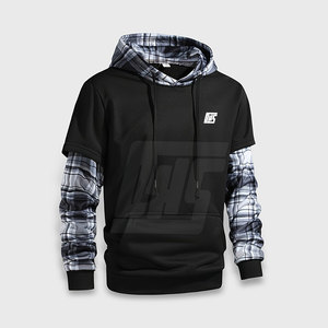 เสื้อผ้าแฟชั่นมีฮู้ดสำหรับผู้ชายเสื้อผ้าลำลองมีฮู้ดสำหรับฤดูหนาวดีไซน์แตกต่างกันสำหรับผู้ชาย - Product Image 1