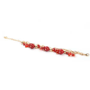 Women's <b>Bracelet</b> - <b>Red</b> - Product Image 2