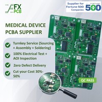Carte de circuit imprimé à 4 couches pour sonde d'échographie, destinée aux produits de santé pour personnes âgées, conforme à la norme médicale IPC Classe 3, assemblage de PCB