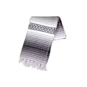 Offre Spéciale personnalisé mexicain Falsa couverture tissé à la main authentique coton acrylique mélange grand motif rayé disponible en différentes tailles - Product Image 1