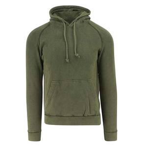 Sweat à capuche en coton de haute qualité pour hommes, tricoté en polyester, avec fermeture à glissière, sweatshirts à capuche lavés à l'acide et délavés au soleil - Product Image 5