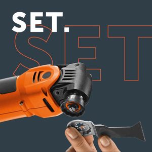 Herramienta Multiusos Inalámbrica Starlock Max MultiMaster AMM 700 AS con Batería de 4 Ah, Fuente de Alimentación QuickIn, Bolsa de Nailon para Construcción y Renovación de Interiores - Product Image 2