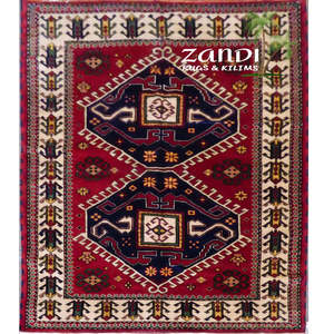 Tapis indiens authentiques noués à la main, en pure laine et coton, motif médaillon indien, pour la maison, le bureau, la décoration des sols. - Product Image 1