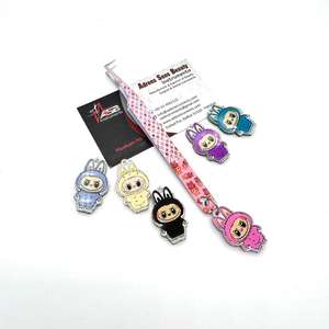 แหนบลาย Labubu ขายดี แหนบสแตนเลสอย่างดี แหนบลาย Labubu สีชมพู น้ำตาล เขียว แหนบสั่งทำพิเศษ แหนบติดขนตา - Product Image 5