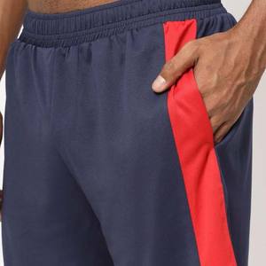 Ensemble été 2 pièces pour homme, t-shirt à manches courtes et short en coton 100%, taille plus, respirant, couleur contrastée, deux panneaux - Product Image 5