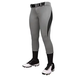 个性化团队名称刺绣运动青年垒球裤新品定制标志可调宽松垒球裤