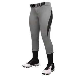 Pantalon de softball haute performance Tissu durable Styles de taille à la mode confortables Sublimation respirante/Options imprimées Parfait - Product Image 1