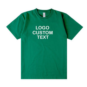 Camiseta con logotipo personalizado para hombre, con bordado de tu texto Camiseta de algodón, camiseta personalizada de peso pesado - Product Image 4